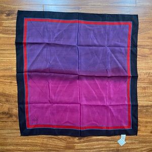 NWT New Vintage Katja x XIIX Karat Retro Silk Mix Lightweight Scarf Classic Glam